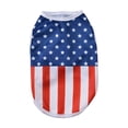 thumbnail image 1 of American Flag Inspired Dog Vest,patriots dog jersey,Patriotic American Flag Print Summer Lightweight Breathable Pet Vest for Small Medium Dogs,Red M, 1 of 4