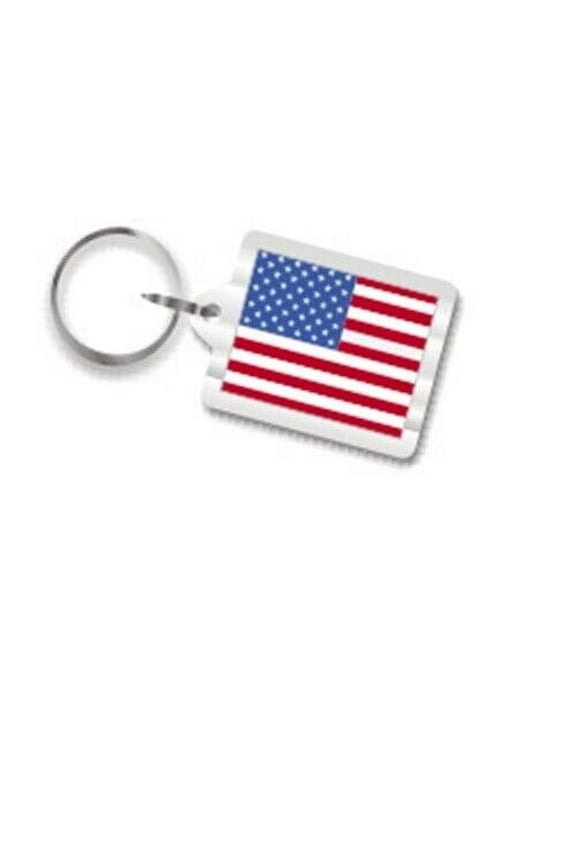 American Flag Key Chain, Keychain Fob Ring from Americana USA Flags