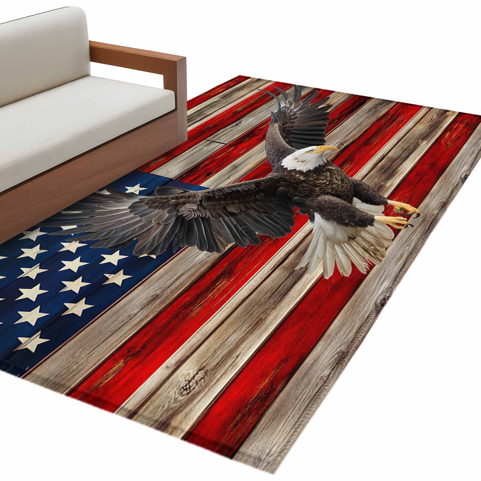 American Flag Large Area Rugs for Bedroom Living Room, Soft Non Slip ...