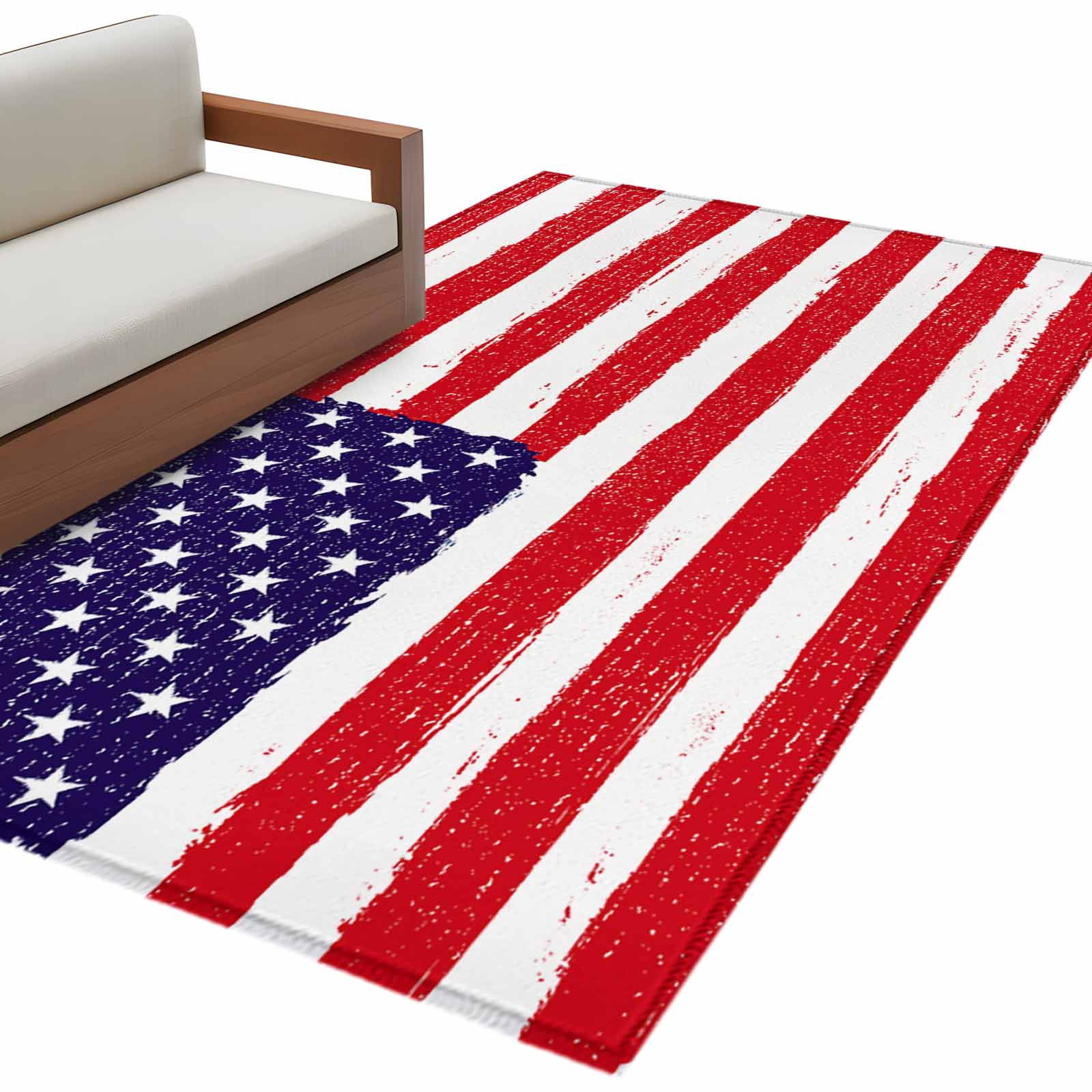 American Flag Large Area Rugs for Bedroom Living Room, Soft Non Slip ...