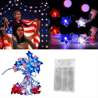 Led Red White And Blue Rope Lights