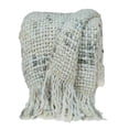thumbnail image 1 of Boho Neutral Basketweave Throw Blanket, 1 of 4