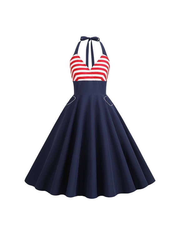 American Flag Maxi Dress, 4Th of July Women Dress, Patriotic Sundress Casual Star Striped Sleeveless Dress,Women'S Sleeveless Dres