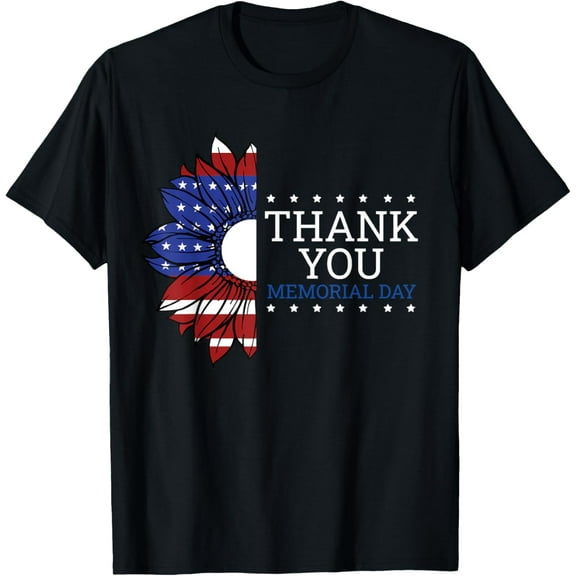 American Flag Memorial Day Shirts For Women Memorial Day T-Shirt