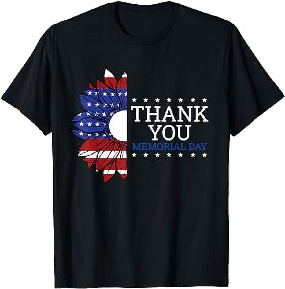 American Flag Memorial Day Shirts For Women Memorial Day T-Shirt ...