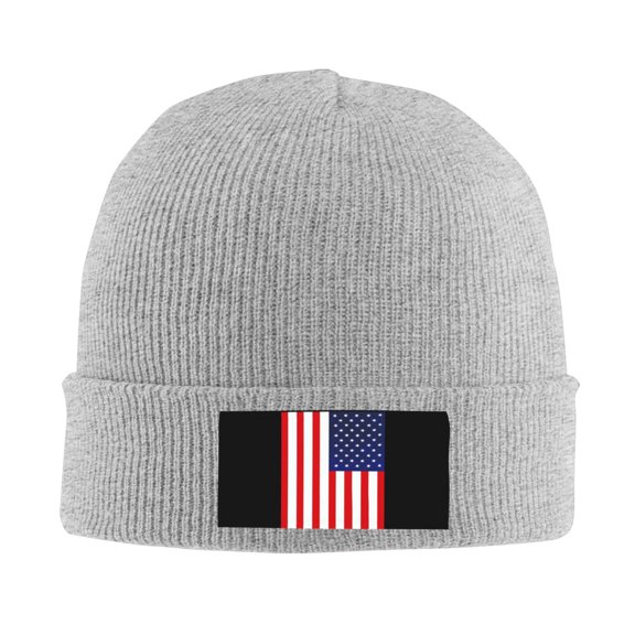 American Flag Men Women Knitted Hat Adult Knit Beanie For Fall Winter Knit Hat Cap Slouchy Knitted Skull Cap