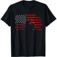 thumbnail image 1 of American Flag Motorcycle Apparel - Motorcycle T-Shirt mens t shirt，black，women，funny，misfits，men，journey，t-shirt, 1 of 4