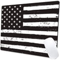 thumbnail image 1 of American Flag Mouse Pad, Gaming Mouse Mat Square Waterproof Mouse Pad Non-Slip Rubber Base MousePads for Office Home Laptop Travel, 9.5"x7.9"x0.12" Inch, 1 of 6