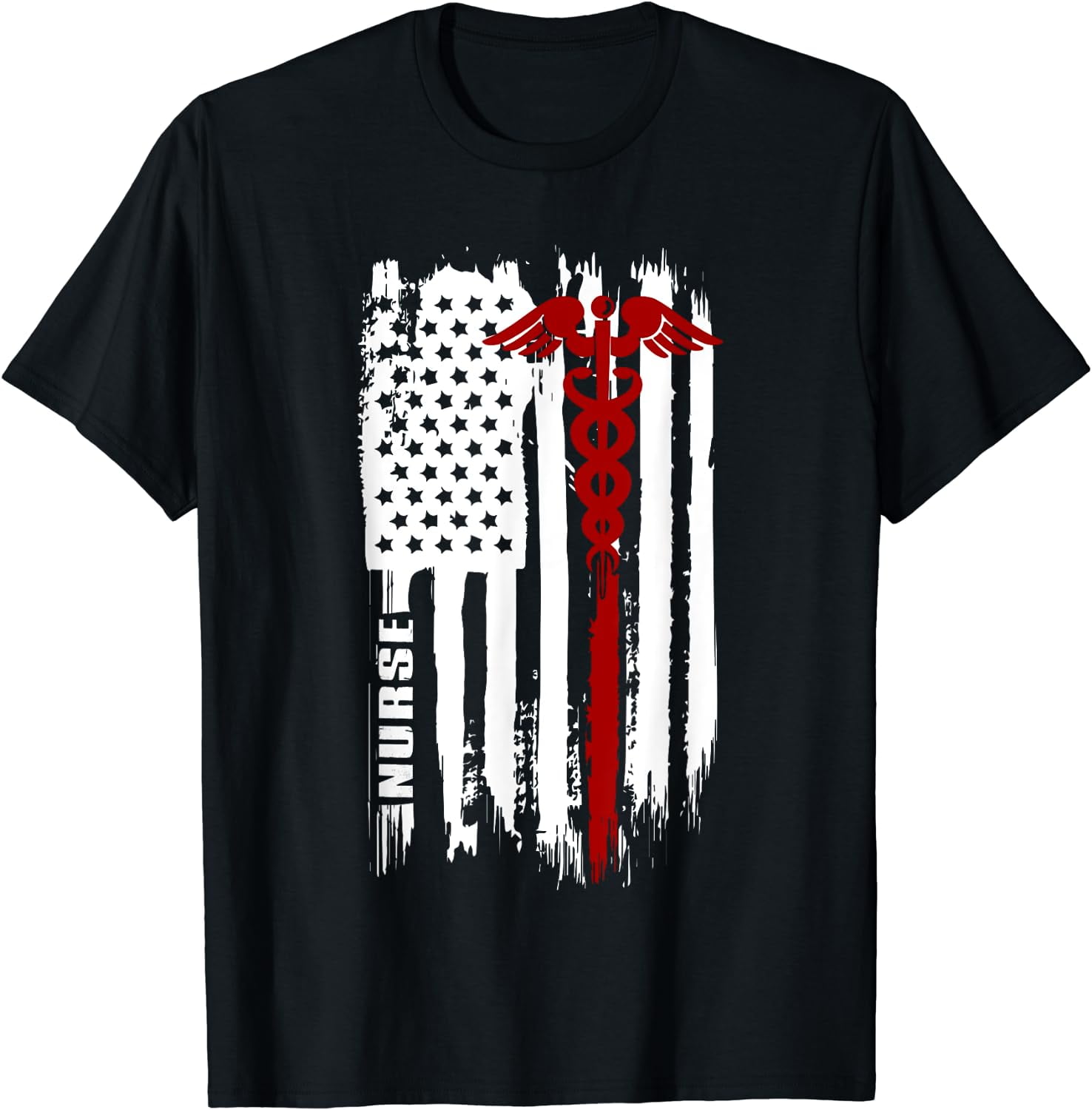 American Flag Nurse Shirt | USA Nurses Gift - Walmart.com