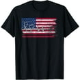 thumbnail image 1 of American Flag Nurse T-Shirt Black 4X-Large, 1 of 4