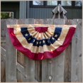 thumbnail image 1 of American Flag Outdoor Buntings from Paracord Planet – Pleated Hanging July 4th Stars & Stripes Décor – Choose Style & Size, 1 of 3