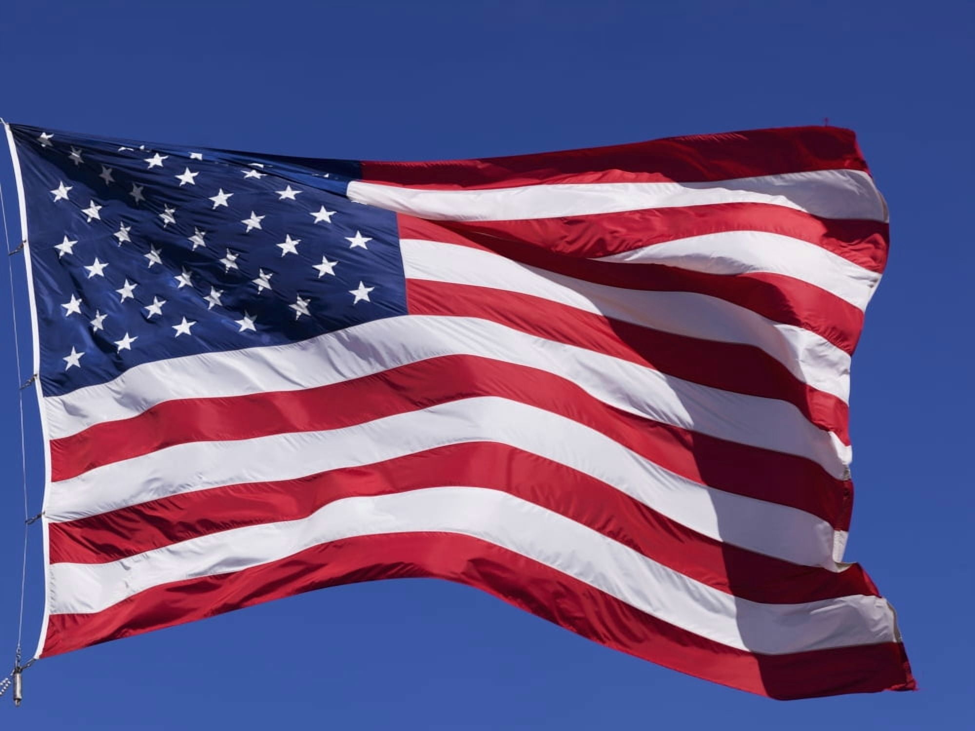 American Flag Pahreah Utah United States of America Canvas Art - Keith Levit Design Pics (17 x 13)