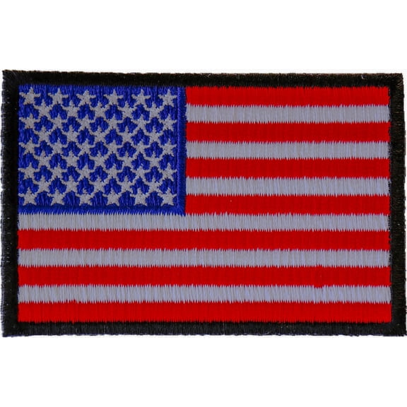 American Flag Patch with Black Borders