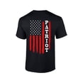 thumbnail image 1 of American Flag Patriot Men's Flag Sleeve Patriot Pride Short Sleeve T-shirt Graphic Tee Graphic Tee-Black-xl, 1 of 4