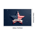 thumbnail image 1 of American Flag Patriotic Decor Labor Day Star Shape Banner Decorative Design for Holiday Celebration Event Display, 1 of 7