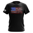 thumbnail image 1 of American Flag Patriotic Men’s T-Shirt, Lightweight Classic Fit Short Sleeve Shirt, 1 of 5