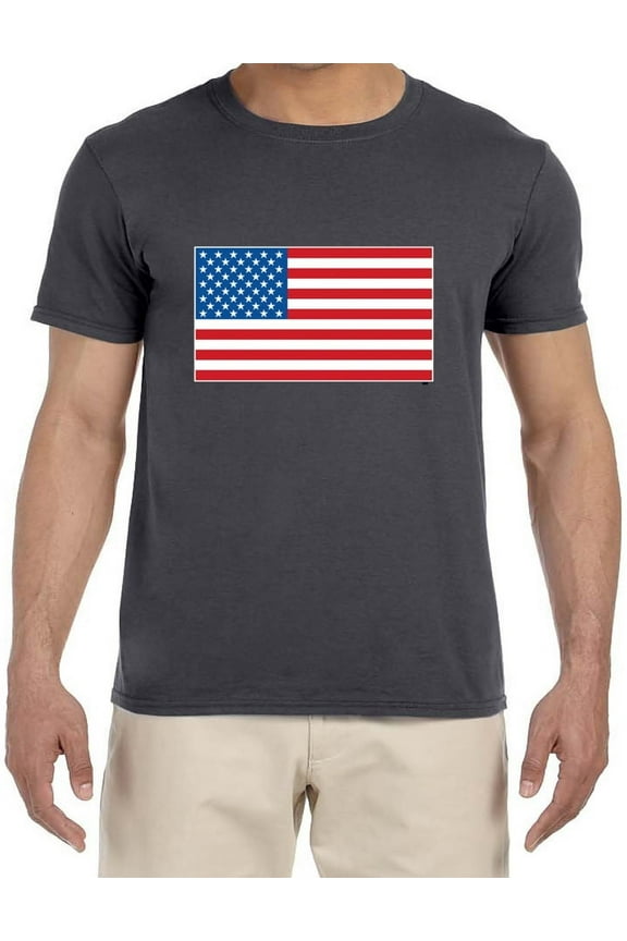 American Flag Patriotic T-shirt Mens Graphic Tees Clothing Apparel