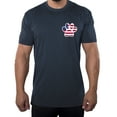 thumbnail image 1 of American Flag Paw Print, Men's Gaphic T-shirts, 4th of July Shirts - Heather Navy MH200PATRIOT S6 S, 1 of 3
