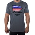 thumbnail image 1 of American Flag Pig with Custom Name - Family Reunion Mens T-shirts, 1 of 1