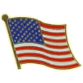 thumbnail image 1 of Eagle Emblems P60571 Pin - USA Flag, Wavy - 1 in., 1 of 1