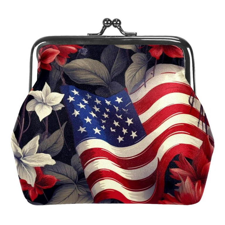 Vintage american flag purse clearance