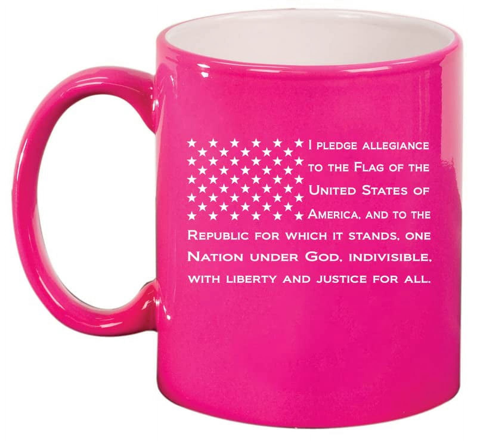 American Flag Pledge Of Allegiance Ceramic Coffee Mug Tea Cup Gift for ...