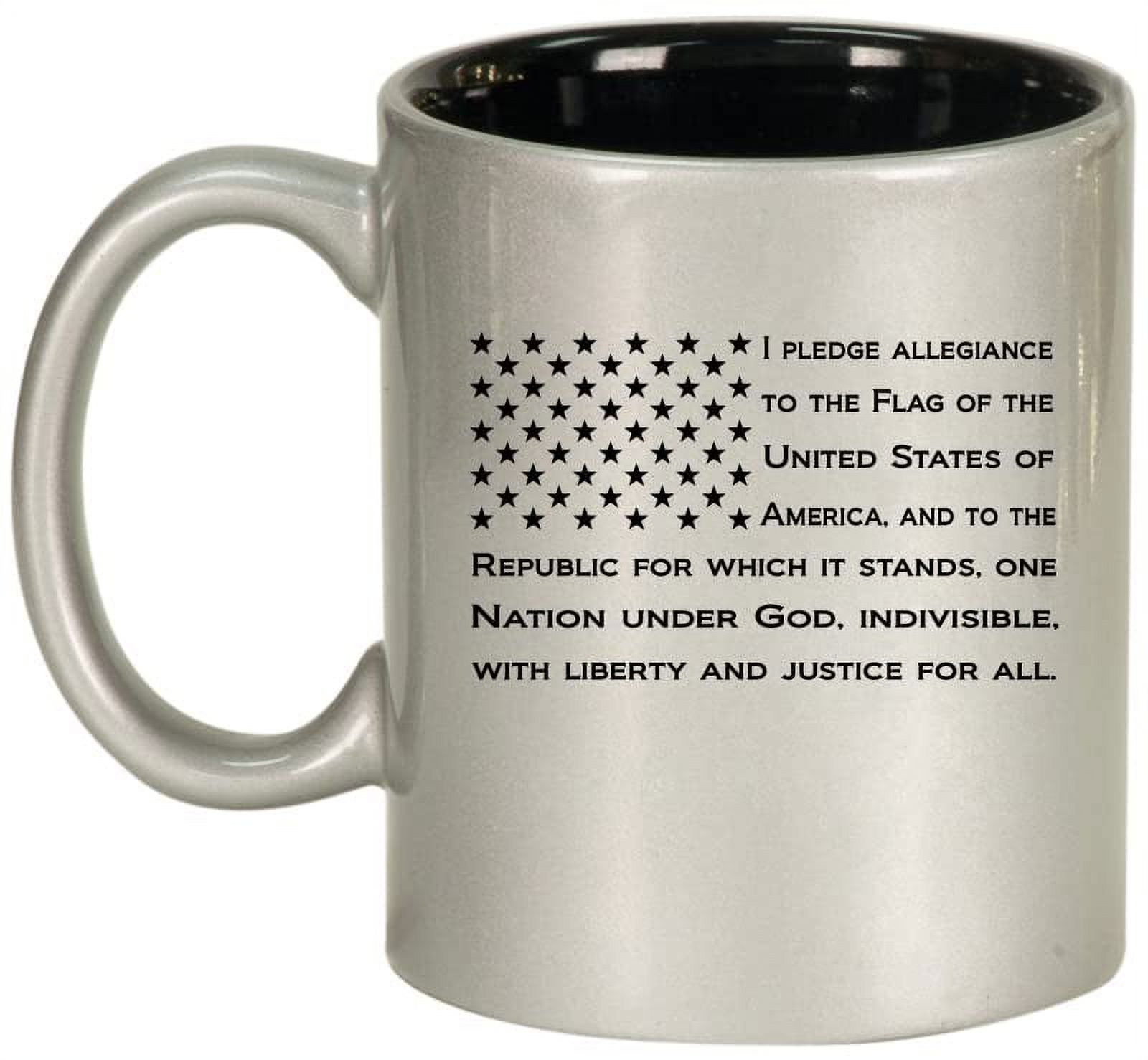 American Flag Pledge Of Allegiance Ceramic Coffee Mug Tea Cup Gift for ...