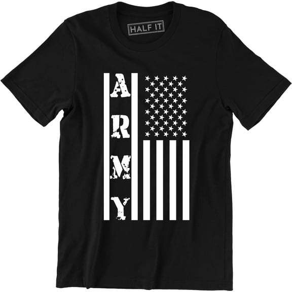 American Flag Political Us Army Patriotic Military Mens T-Shirt