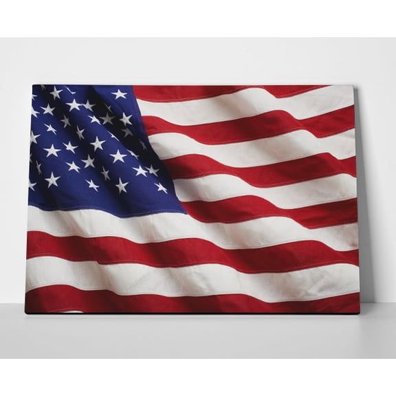 American Flag Poster or Wrapped Canvas