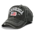 thumbnail image 1 of American Flag Print Baseball Cap Retro Adjustable Flex Fit Hats for Men Women Fashion Baseball Cap, 1 of 5