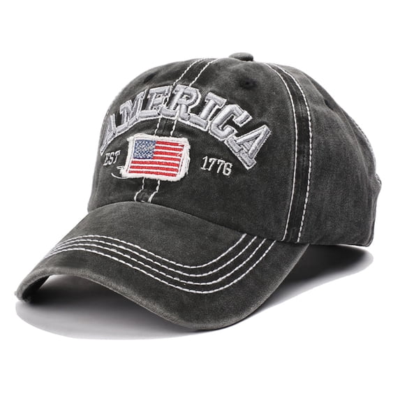 American Flag Print Baseball Cap Retro Adjustable Flex Fit Hats for Men Women Fashion Baseball Cap