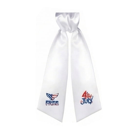 American Flag Print Wreath Sashes, 4th of july decorations, Heavy Duty Polyester Ribbon Streamers for Front Porch Columns, Mailbox Swags & Balcony Railings