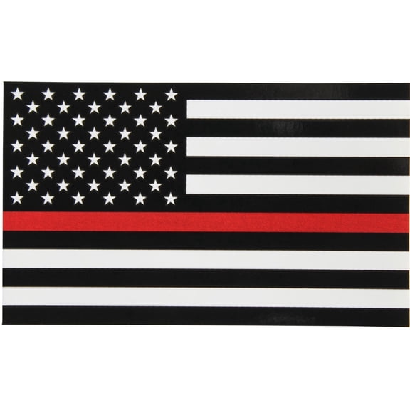 American Flag - Red Line Edible Cake Topper Image ABPID00009V2