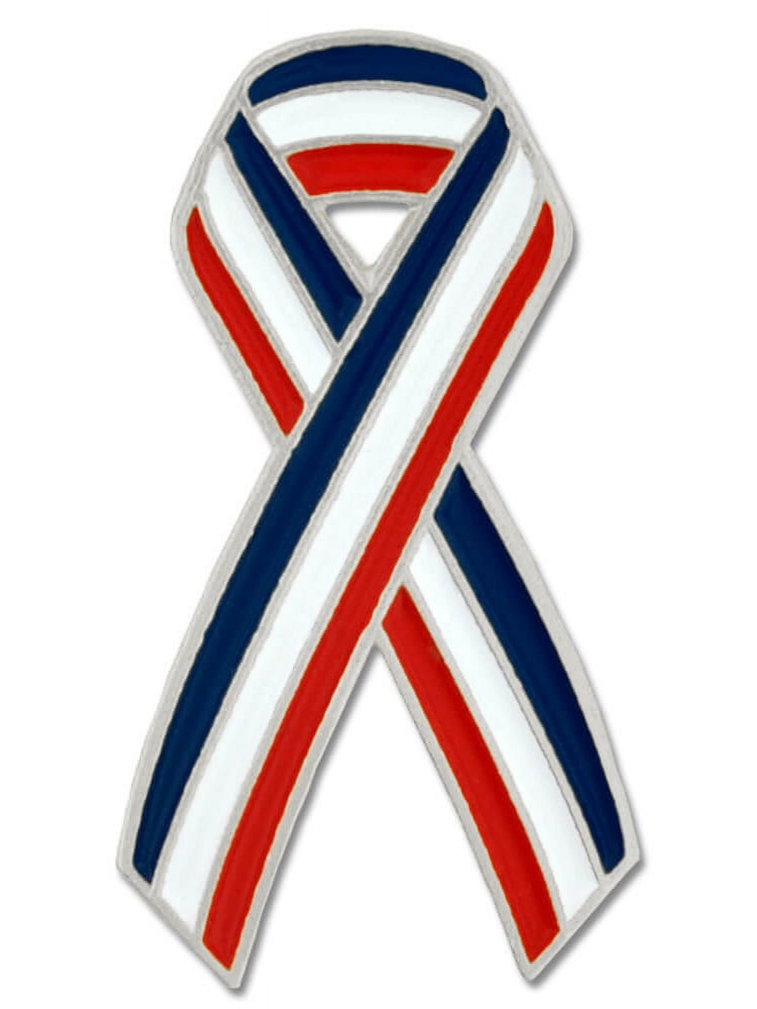 Red White and Blue Ribbon Flag