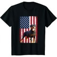 thumbnail image 1 of American Flag Rottweiler Dog Lover Funny 4th of July Dog T-Shirt, 1 of 3