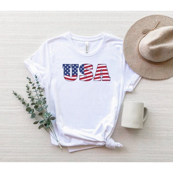 American Flag Shirt, USA T-Shirt, 4th Of July Shirt, Fourth Of July Tee