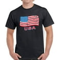 thumbnail image 1 of American Flag Shirts for Men - 4th of July USA Graphic Tee, 1 of 2