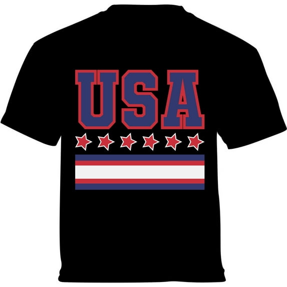 American Flag Shirts for Toddler Boys Girls - 2T 3T 4T 5/6 USA 4th of July Graphic Tee