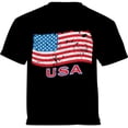 thumbnail image 1 of American Flag Shirts for Toddler Boys Girls - 2T 3T 4T 5/6 USA Graphic Tee, 1 of 2
