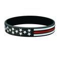 thumbnail image 1 of American Flag Silicone Bracelets 2 Styles Patriotic for People Good Material, 1 of 6