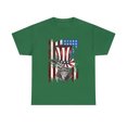 thumbnail image 1 of American Flag Skeleton Top Hat Independence T-Shirt, 1 of 3