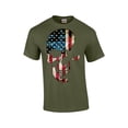 thumbnail image 1 of American Flag Skull Americana Skeleton Head Patriotic Patriot Cool Red White Blue USA -Military-Medium, 1 of 7
