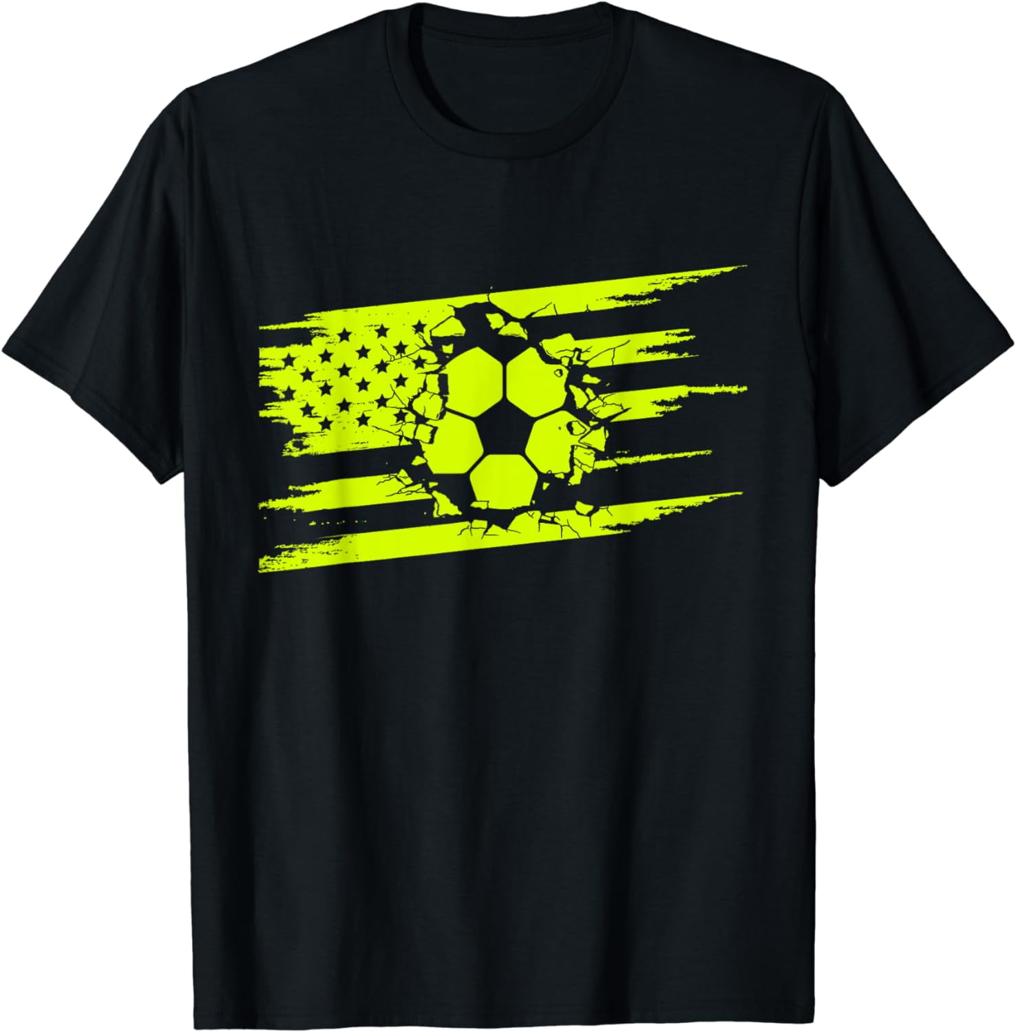 American Flag Soccer Apparel - Soccer T-Shirt - Walmart.com