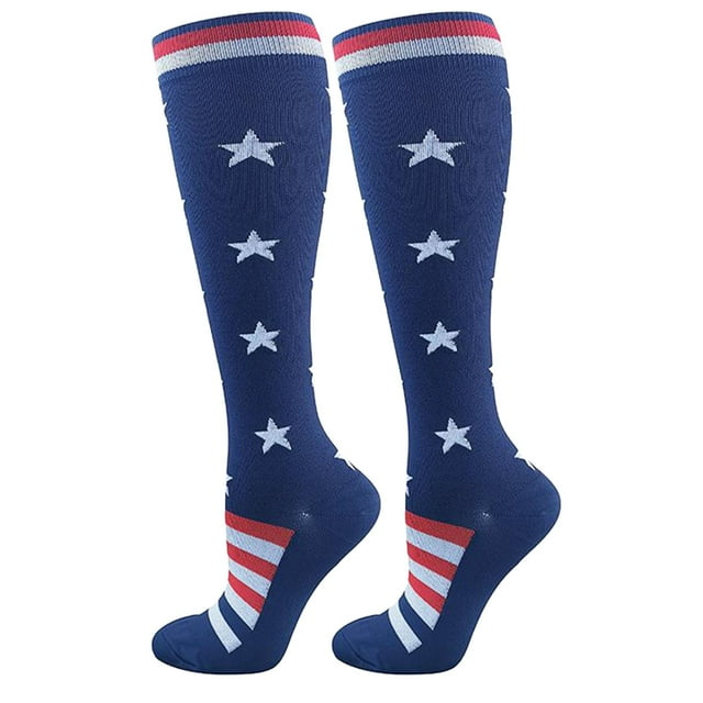 American Flag Socks For Men Women And Stripes Patriotic Socks Novelty ...