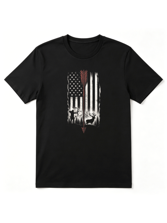 American Flag Soldier Army Forces Cool Graphic Tee for Men, Veteran Holiday Gift Cotton Short Sleeves T-Shirt
