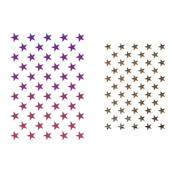 American Flag Star Stencil Templates, Reusable Patriotic Pattern For DIY Crafts Independence Day Decor, Painting Guide (Clear)