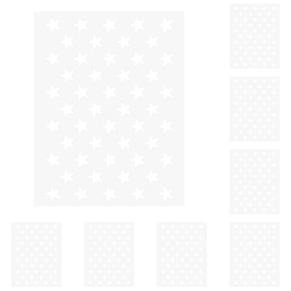 American Flag Stencil Template Set, 10 PC DIY Craft Painting Templates for Independence Day, Patriotic Decor, Wood Glass Wall Art Projects, Reusable with Rounded Corners