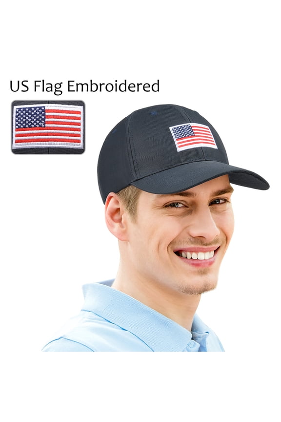 Lightweight Outdoor Sun Cap - Patriotic American Flag Dad Hat for Men & Women, Sports Baseball Tennis Golf Unisex Hat