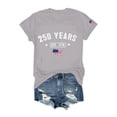 thumbnail image 1 of American Flag T Shirts Women National Flag Print Short Sleeve Shirts Patriotic Flag Shirts, 1 of 3