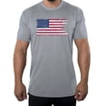 thumbnail image 1 of American Flag T-shirt, Patroitic Shirts, Graphic T-shirts for Men - Heather Grey MH200PATRIOT S3 4XL, 1 of 3